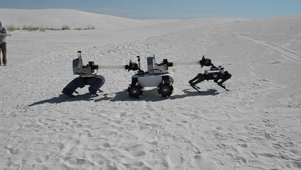 Field test with truss